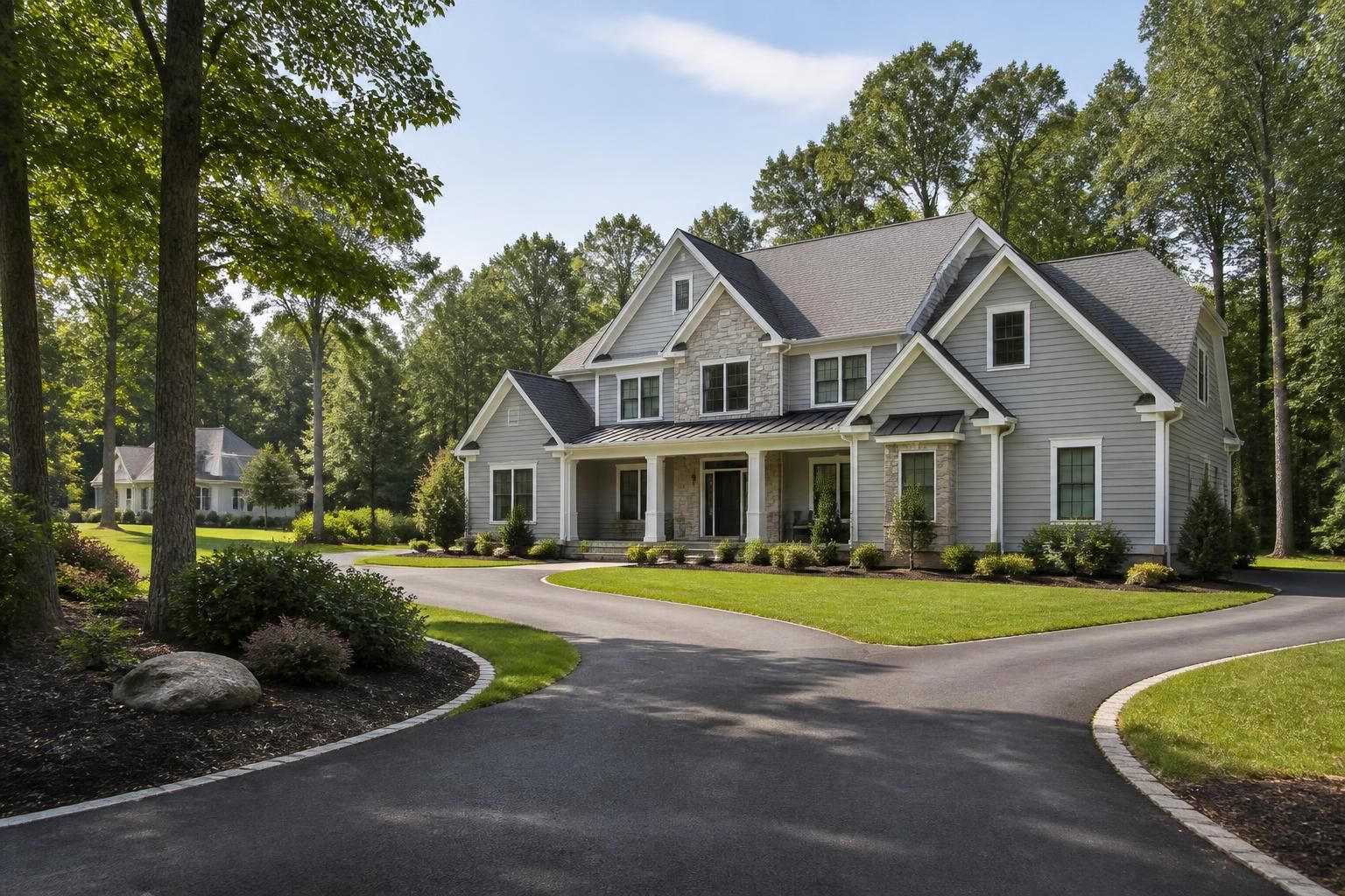 Spacious homes surrounded by natural wooded scenery.